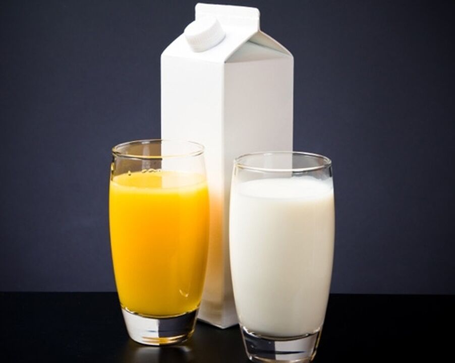A tej és a sárgarépalé a férfi potenciát növelő koktél összetevői