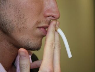 Egy dohányzó férfinál fennáll a potenciális problémák kialakulásának kockázata